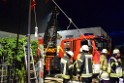 Grossbrand Halle Troisdorf Kriegsdorf Junkersring P550